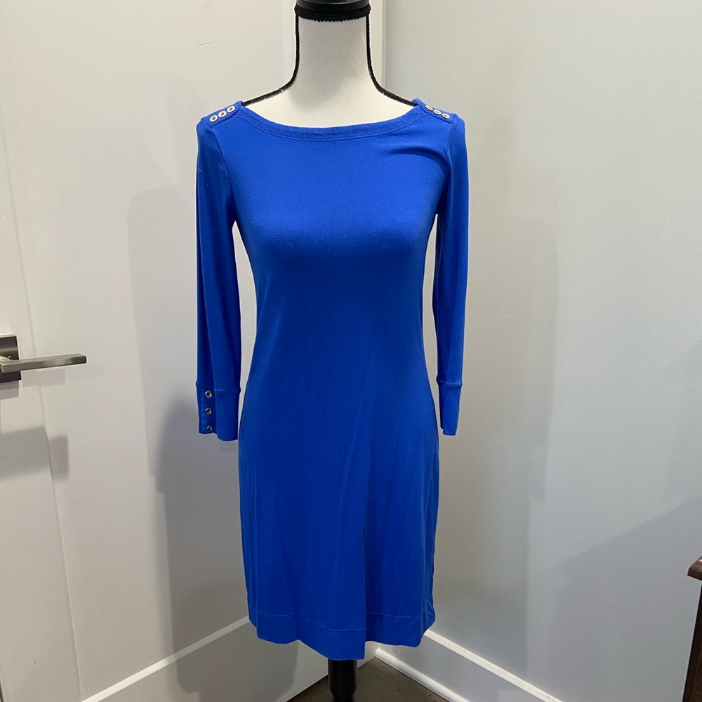 Blue Lilly Pulitzer Long Sleeve Dress